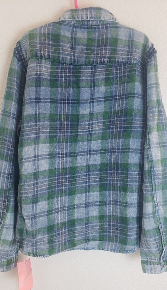 Blank NYC girls plaid button down shirt - Picture 2 of 7